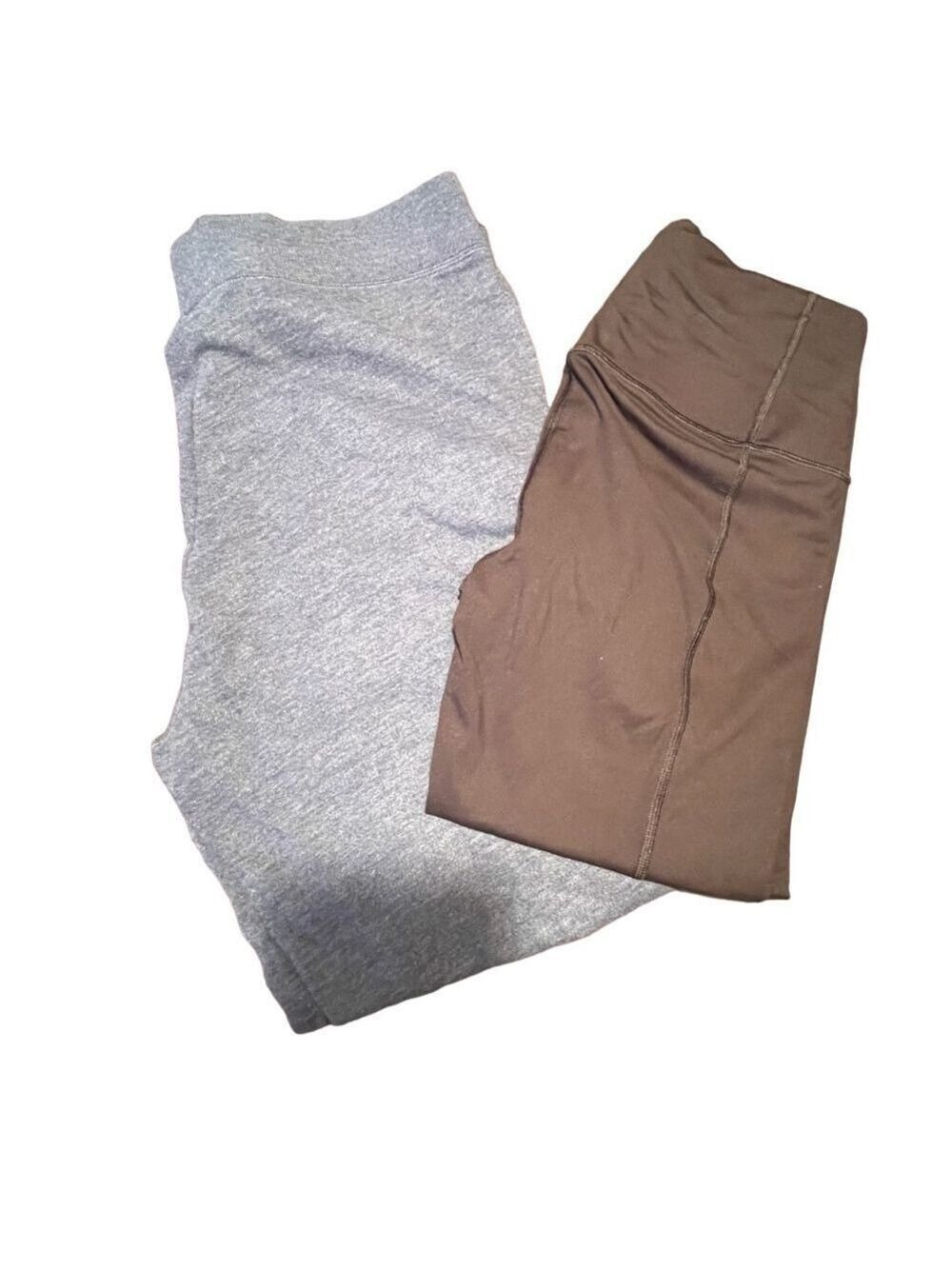Victoria Secret cotton blend drawstring wide leg pants and VS knockout leggings